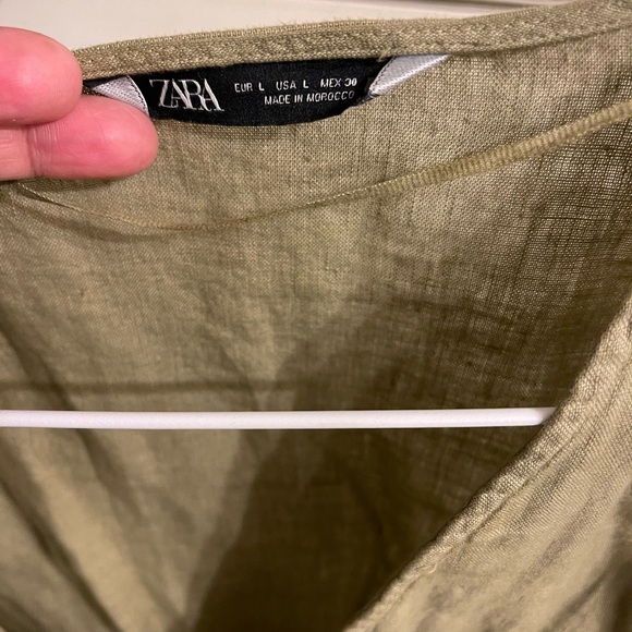 Cropped Zara linen blouse - Picture 2 of 5